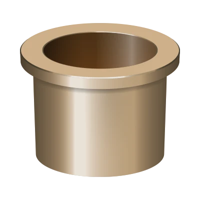 Bowman Oilite® flanged bearings — sintered bronze with integral flange